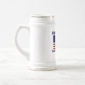 Vlag & Eagle Patriot - Amerikaanse vlag Bierpul (Links)