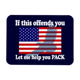 Vlag & Eagle Patriot - Amerikaanse vlag Magneet