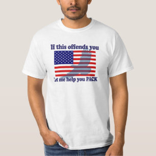 Vlag & Eagle Patriot - Amerikaanse vlag T-shirt