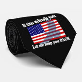 Vlag & Eagle Patriot - Vlag VS Stropdas (Opgerold)