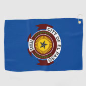 vlag El Paso (Texas) Golfhanddoek (Horizontaal)