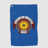 vlag El Paso (Texas) Golfhanddoek (Voorkant)