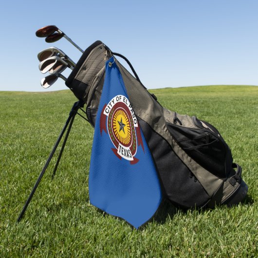 vlag El Paso (Texas) Golfhanddoek (Groen)