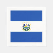 Vlag: El Salvador Servetten (Voorkant)