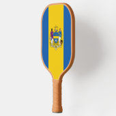 Vlag/Embleem van Philadelphia, PA Pickleball Paddle (Links)