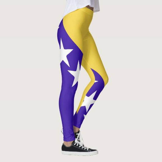 Vlag Emblem van Bosnië en Herzegovina Leggings (Rechts)