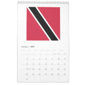 Vlag Emblem van Trinidad en Tobago Kalender (Jan 2027)