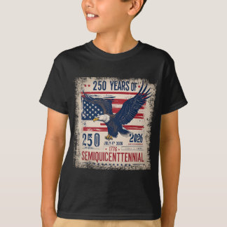 Vlag En Adelaar 250 Jaar 1776-2026 250e Verjaardag T-shirt
