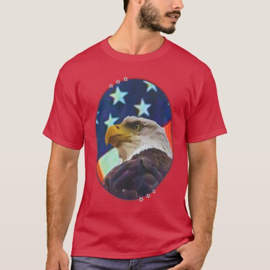 vlag en adelaar 3 2016 T-shirt (Voorkant)
