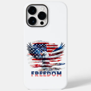 Vlag en adelaar van de Verenigde Staten.Vrijheid. Case-Mate iPhone 14 Pro Max Hoesje
