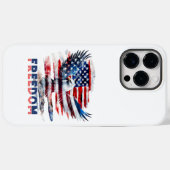 Vlag en adelaar van de Verenigde Staten.Vrijheid. Case-Mate iPhone Case (Achterkant (horizontaal))
