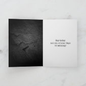 Vlag en Bald Eagle voor 48e verjaardag Kaart (Binnen)