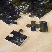 Vlag en Eagle met Berg op de achtergrond Legpuzzel (Zijkant)