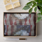 Vlag en Eagle Tissue voor Gift Wrap Tissuepapier (Geschenk)