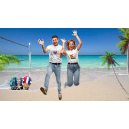 Vlag en Eagle van de Verenigde Staten T-shirt