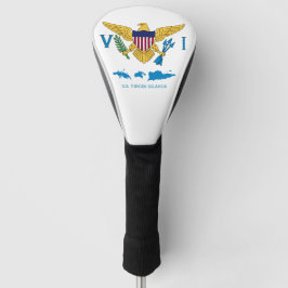 Vlag en eilanden van de Amerikaanse Maagdeneilande Golfheadcover