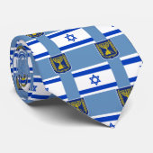 Vlag en embleem van Israël Stropdas (Opgerold)