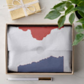 Vlag en kaart van de staat Iowa Tissuepapier (Geschenk)