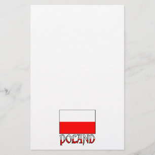 Vlag en naam van Polen Briefpapier