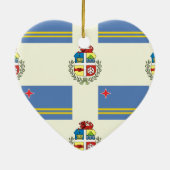 Vlag en rest van Aruba Keramisch Ornament (Achterkant)