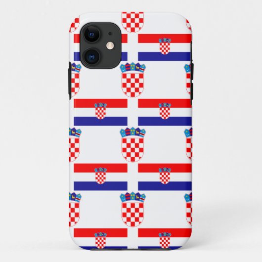 Vlag en rest van Kroatië Case-Mate iPhone Case (Achterkant)