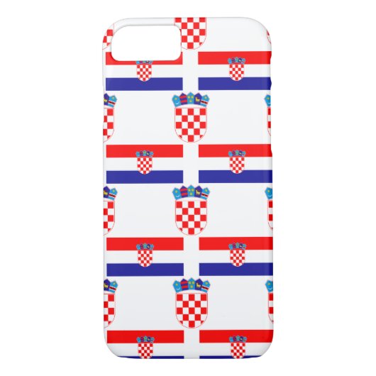 Vlag en rest van Kroatië Case-Mate iPhone Case (Achterkant)