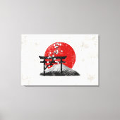 Vlag en symbolen van Japan ID153 Canvas Afdruk (Voorkant)