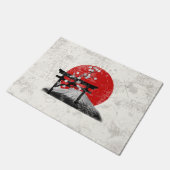 Vlag en symbolen van Japan ID153 Deurmat (Schuin)