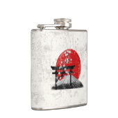 Vlag en symbolen van Japan ID153 Heupfles (Rechts)