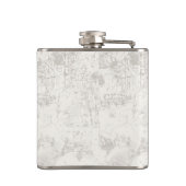 Vlag en symbolen van Japan ID153 Heupfles (Achterkant)