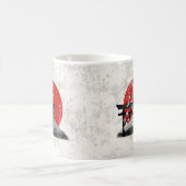 Vlag en symbolen van Japan ID153 Koffiemok (Center)