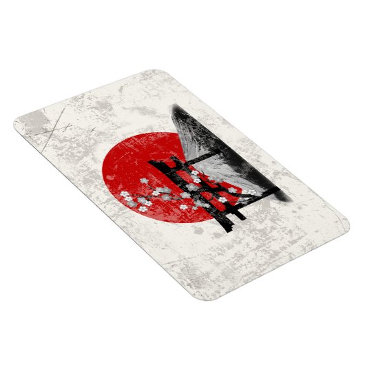Vlag en symbolen van Japan ID153 Magneet (Rechterzijde)