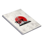 Vlag en symbolen van Japan ID153 Notitieboek (Rechterzijde)