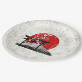 Vlag en symbolen van Japan ID153 Papieren Bordje (Gekanteld)