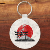 Vlag en symbolen van Japan ID153 Sleutelhanger (Voorkant)