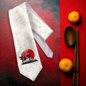 Vlag en symbolen van Japan ID153 Stropdas