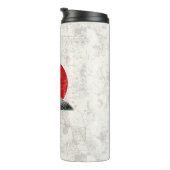 Vlag en symbolen van Japan ID153 Thermosbeker (Geroteerd rechts)