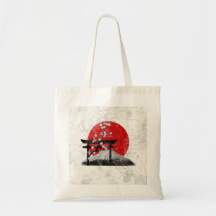 Vlag en symbolen van Japan ID153 Tote Bag