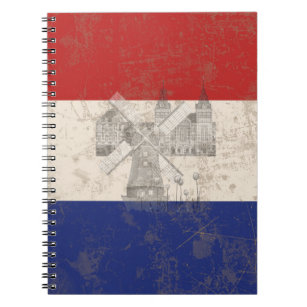 Vlag en symbolen van Nederland ID151 Notitieboek