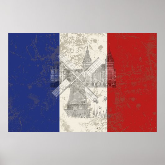 Vlag en symbolen van Nederland ID151 Poster (Voorkant)