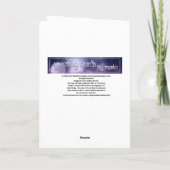 Vlag en vuurwerk van de vierde juli voeg uw Fotoka Kaart (Achterkant)