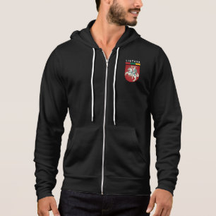 Vlag en wapen van Litouwen Hoodie