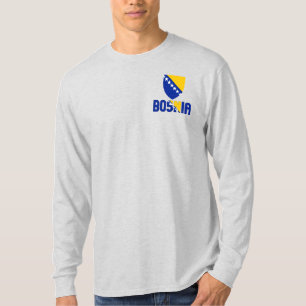 Vlag en wapenmunt van Bosnië en Herzegovina T-shirt