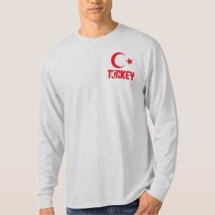 Vlag en wapenschild van Turkije T-shirt