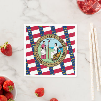 Vlag en zegel van North Carolinian, North Carolina Servet
