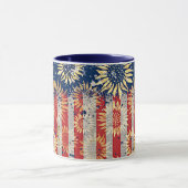 Vlag en zonnebloemen mok (Midden)