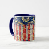 Vlag en zonnebloemen mok (Voorkant links)