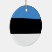 Vlag Estland-Ornament Keramisch Ornament (Rechts)