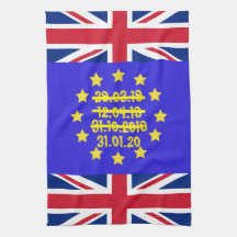 Vlag EU-referentienummer Britse vlag/Brexit Tracke