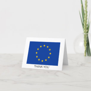 Vlag Europese Unie Bedankkaart